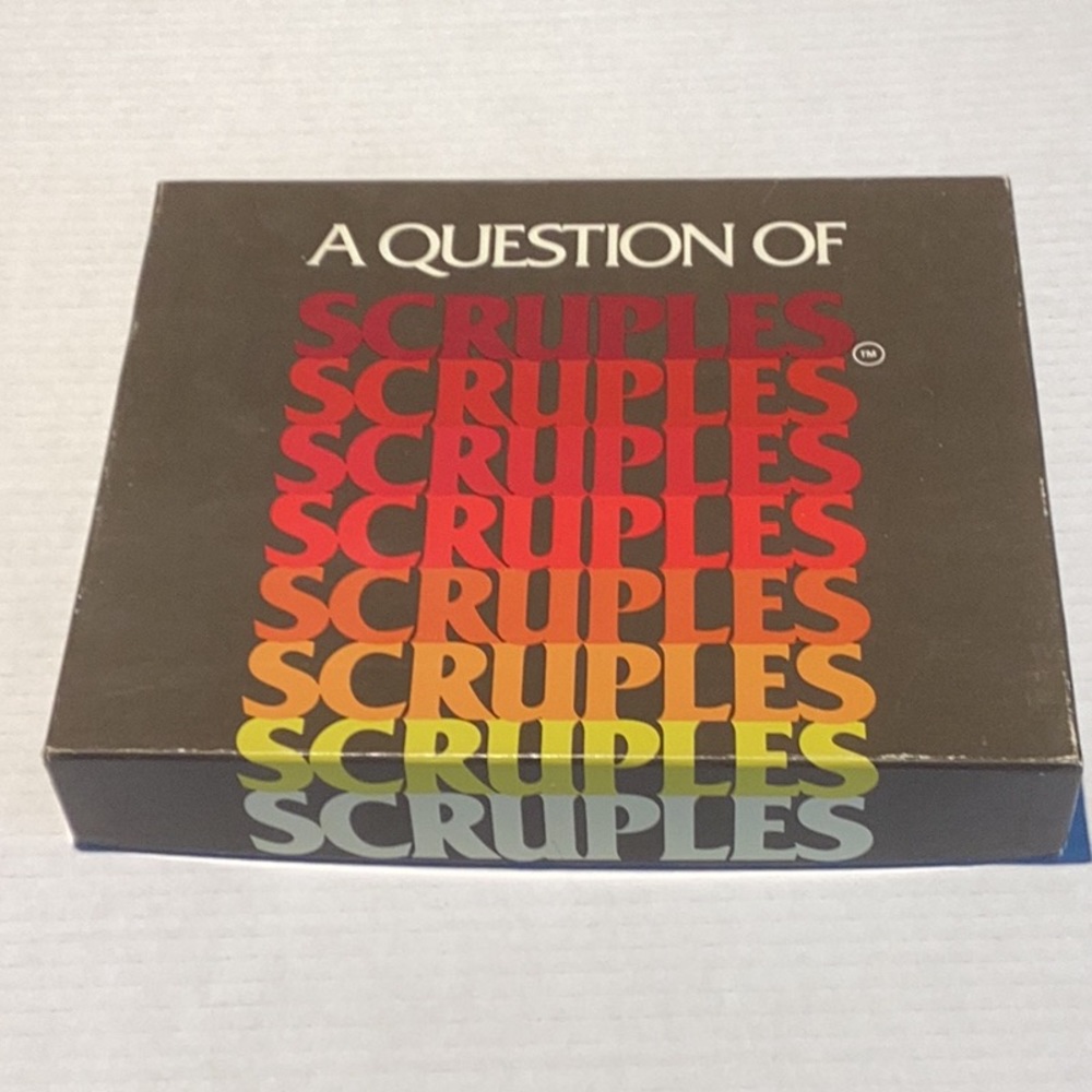 Vintage 1980’s SCRUPLES Game